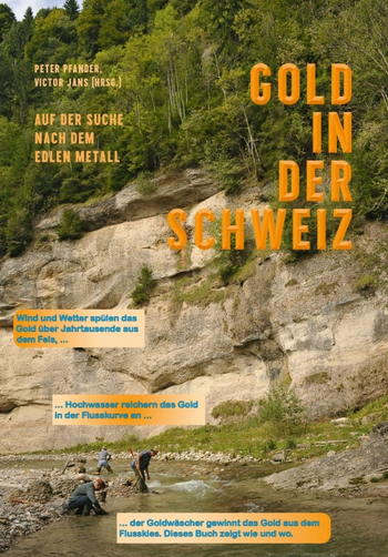 Goldwasch-Set mit Buch und Paydirt aus der Schweiz